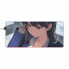 Load image into Gallery viewer, Komi Can't Communicate Komi Shouko RGB LED Mouse Pad (Desk Mat)