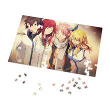Load image into Gallery viewer, Fairy Tail Natsu Dragneel, Erza Scarlet, Gray Fullbuster, Lucy Heartfilia Jigsaw Puzzle