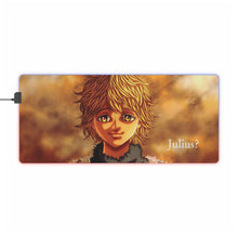 Load image into Gallery viewer, Black Clover Julius Novachrono RGB LED Mouse Pad (Desk Mat)