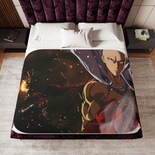Load image into Gallery viewer, Saitama Sherpa Blanket