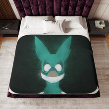 Load image into Gallery viewer, Izuku (Deku) Sherpa Blanket