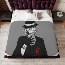 Load image into Gallery viewer, Chuuya Nakahara - Bungou Stray Dogs Sherpa Blanket