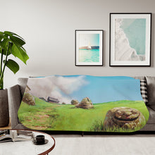 Load image into Gallery viewer, Anime Spirited Away Sherpa Blanket