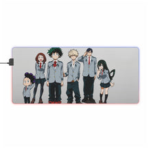 Load image into Gallery viewer, My Hero Academia Izuku Midoriya, Katsuki Bakugou, Tenya Iida, Tsuyu Asui RGB LED Mouse Pad (Desk Mat)