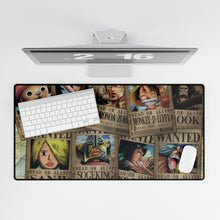 Load image into Gallery viewer, Monkey D. Luffy's crew wanted Mouse Pad (Desk Mat)