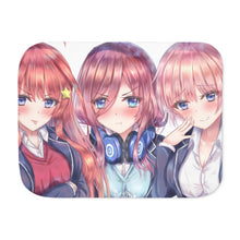 Load image into Gallery viewer, The Quintessential Quintuplets Miku Nakano, Itsuki Nakano, Nino Nakano, Yotsuba Nakano, Ichika Nakano Sherpa Blanket
