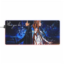 Load image into Gallery viewer, Sword Art Online RGB LED Mouse Pad (Desk Mat)