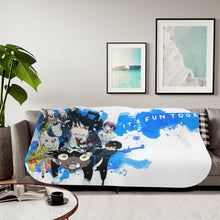 Load image into Gallery viewer, Blue Exorcist Sherpa Blanket