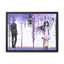 Load image into Gallery viewer, Eru Chitanda And Hōtarō Oreki Full body Canvas Framed Art Print