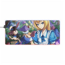 Load image into Gallery viewer, Anime Alice In Wonderland RGB LED Mouse Pad (Desk Mat)