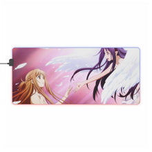 Load image into Gallery viewer, Asuna and Yuuki RGB LED Mouse Pad (Desk Mat)