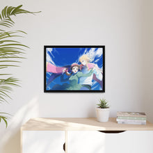 Load image into Gallery viewer, Anime Howl's Moving Castle Canvas Framed Art Print