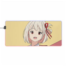Load image into Gallery viewer, Lycoris Recoil Chisato Nishikigi RGB LED Mouse Pad (Desk Mat)
