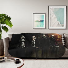 Load image into Gallery viewer, Psycho-Pass Inspecters and a villain Sherpa Blanket