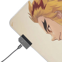 Load image into Gallery viewer, Kyojuro Rengoku RGB LED Mouse Pad (Desk Mat)