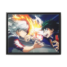 Load image into Gallery viewer, Izuku VS Shoto Canvas Framed Art Print