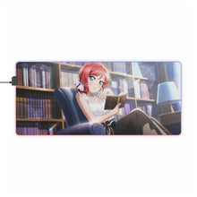 Load image into Gallery viewer, Love Live! Maki Nishikino RGB LED Mouse Pad (Desk Mat)