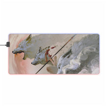 Load image into Gallery viewer, Princess Mononoke RGB LED Mouse Pad (Desk Mat)