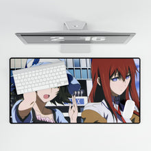 Load image into Gallery viewer, Mayuri and Makise Mouse Pad (Desk Mat)