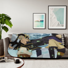 Load image into Gallery viewer, Black Clover Asta, Yuno Sherpa Blanket