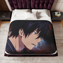 Load image into Gallery viewer, Blue Exorcist Sherpa Blanket