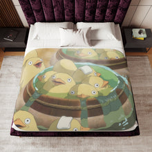 Load image into Gallery viewer, Anime Spirited Away Sherpa Blanket