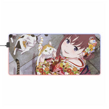 Load image into Gallery viewer, Anime Just Because! RGB LED Mouse Pad (Desk Mat)