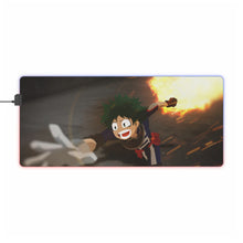 Load image into Gallery viewer, My Hero Academia Izuku Midoriya RGB LED Mouse Pad (Desk Mat)