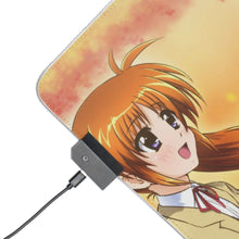 Load image into Gallery viewer, Magical Girl Lyrical Nanoha RGB LED Mouse Pad (Desk Mat)