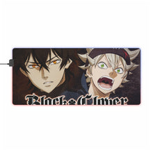 Load image into Gallery viewer, Black Clover Asta, Yuno RGB LED Mouse Pad (Desk Mat)