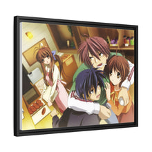 Load image into Gallery viewer, Clannad Tomoya Okazaki, Nagisa Furukawa, Akio Furukawa, Sanae Furukawa Canvas Framed Art Print
