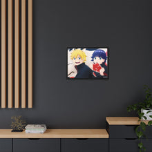 Load image into Gallery viewer, Boruto, Himawari & Akamaru Canvas Framed Art Print