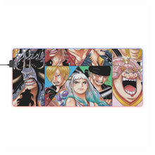 Load image into Gallery viewer, One Piece Monkey D. Luffy, Roronoa Zoro, Sanji RGB LED Mouse Pad (Desk Mat)