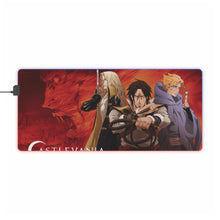 Load image into Gallery viewer, Cast of Castlevania animated series RGB LED Mouse Pad (Desk Mat)