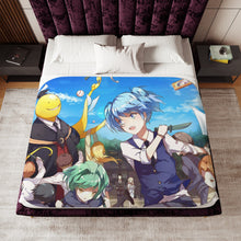 Load image into Gallery viewer, Assassination Classroom Sherpa Blanket