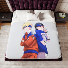 Load image into Gallery viewer, Boruto Sherpa Blanket