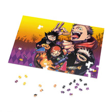 Load image into Gallery viewer, Yuji Itadori Satoru Gojo Nobara Kugisaki Megumi Fushiguro and Blindfold Jigsaw Puzzle