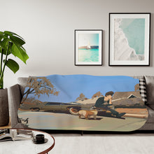Load image into Gallery viewer, Anime Cowboy Bebop Sherpa Blanket