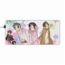 Load image into Gallery viewer, Durarara!! Izaya Orihara RGB LED Mouse Pad (Desk Mat)