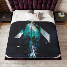 Load image into Gallery viewer, Anime Guilty Crown Sherpa Blanket