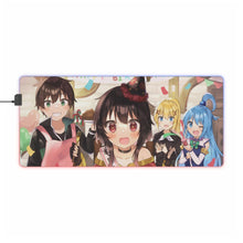 Load image into Gallery viewer, KonoSuba - God’s blessing on this wonderful world!! RGB LED Mouse Pad (Desk Mat)