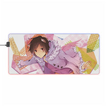 Load image into Gallery viewer, Durarara!! Izaya Orihara RGB LED Mouse Pad (Desk Mat)
