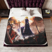 Load image into Gallery viewer, Fate/Apocrypha Artoria and Mordred Sherpa Blanket