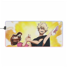 Load image into Gallery viewer, My Hero Academia Katsuki Bakugou RGB LED Mouse Pad (Desk Mat)