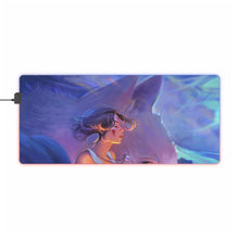 Load image into Gallery viewer, Princess Mononoke RGB LED Mouse Pad (Desk Mat)