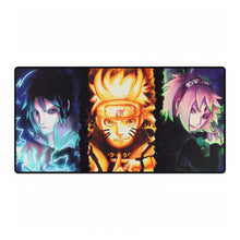 Load image into Gallery viewer, Team 7: Sasuke, Naruto and Sakura Mouse Pad (Desk Mat)