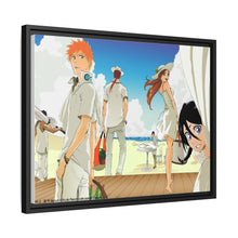 Load image into Gallery viewer, Bleach Ichigo Kurosaki, Rukia Kuchiki, Renji Abarai, Orihime Inoue, Yasutora Sado Canvas Framed Art Print