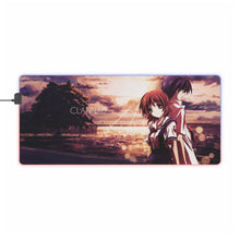 Load image into Gallery viewer, Clannad Tomoya Okazaki, Nagisa Furukawa RGB LED Mouse Pad (Desk Mat)