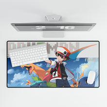 Load image into Gallery viewer, Pokemon: Red and Blue Mouse Pad (Desk Mat)