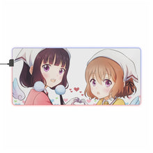 Load image into Gallery viewer, Maika Sakuranomiya, Mafuyu Hoshikawa RGB LED Mouse Pad (Desk Mat)